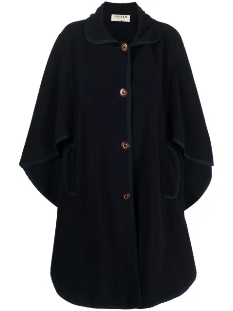 A.N.G.E.L.O. Vintage Cult Cappotto monopetto stile mantella anni '80