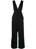 Plan C deep V-neck jumpsuit - Black