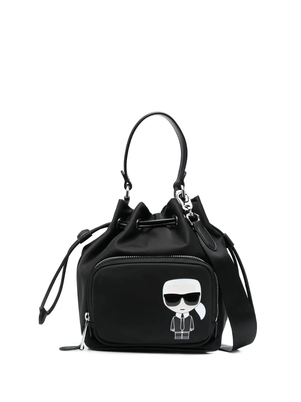 

Karl Lagerfeld bolsa bucket Ikonik Karl - Negro