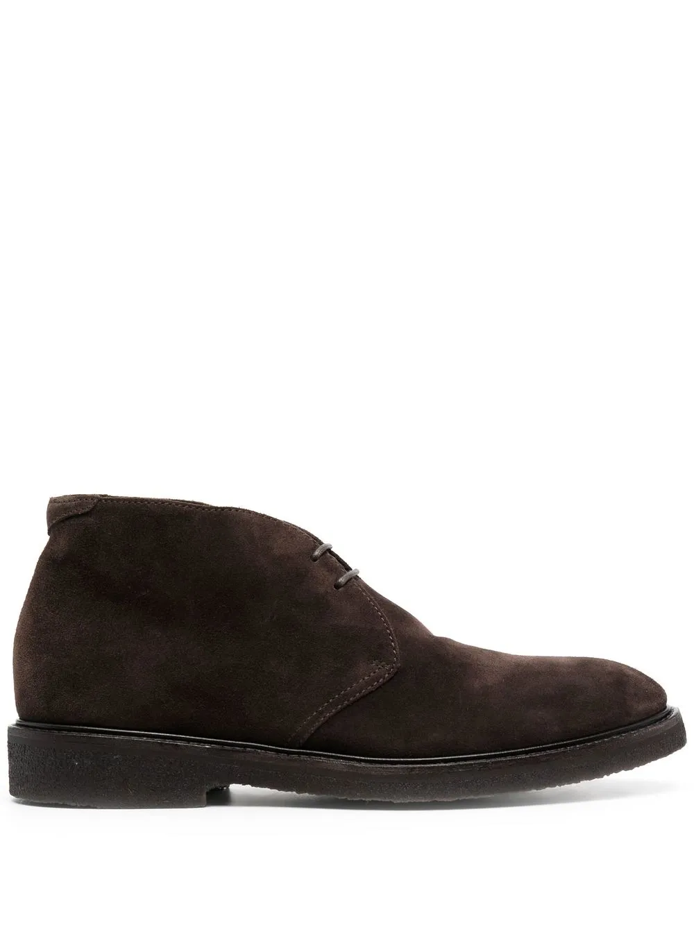 Henderson Baracco Suede Lace-up Boots In Brown