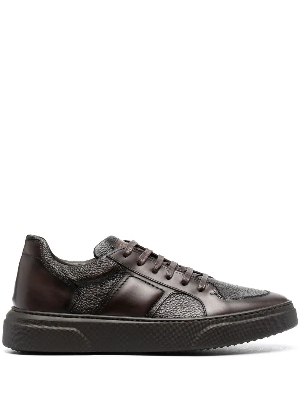 

Barrett panelled low-top sneakers - Brown