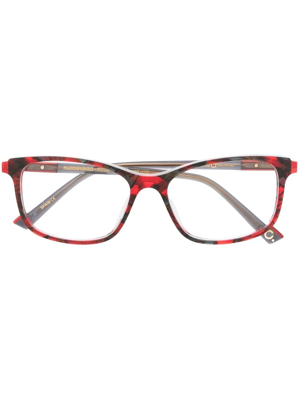 

Etnia Barcelona Habsburgo square-frame glasses - Red
