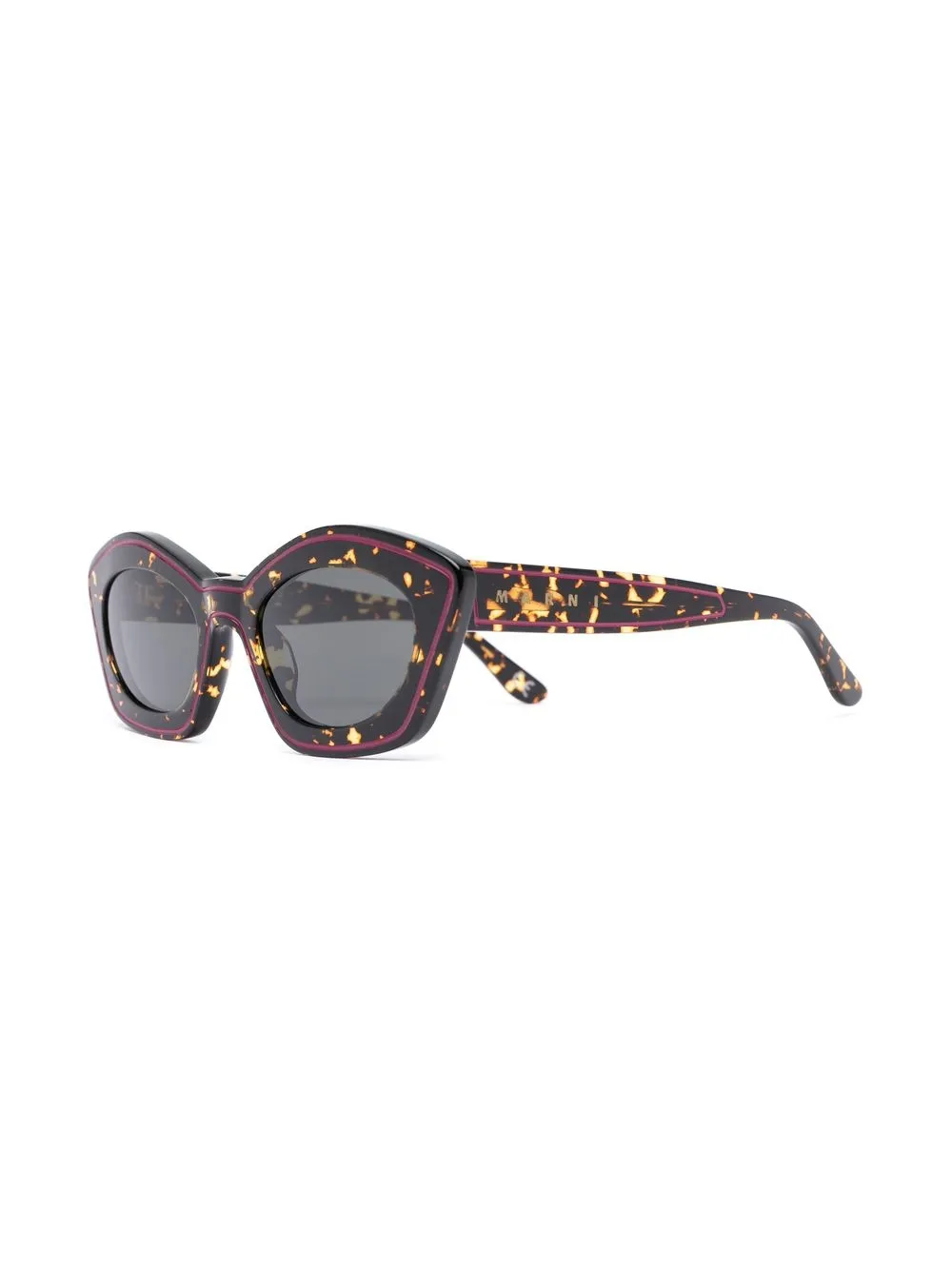 Marni Eyewear FII zonnebril met cat-eye montuur - Bruin