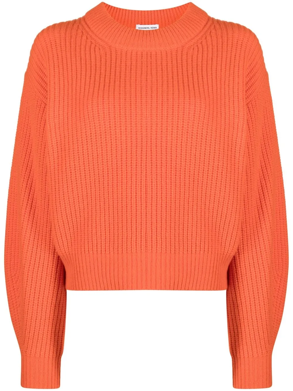 

Designers Remix long puff sleeve knit sweater - Orange