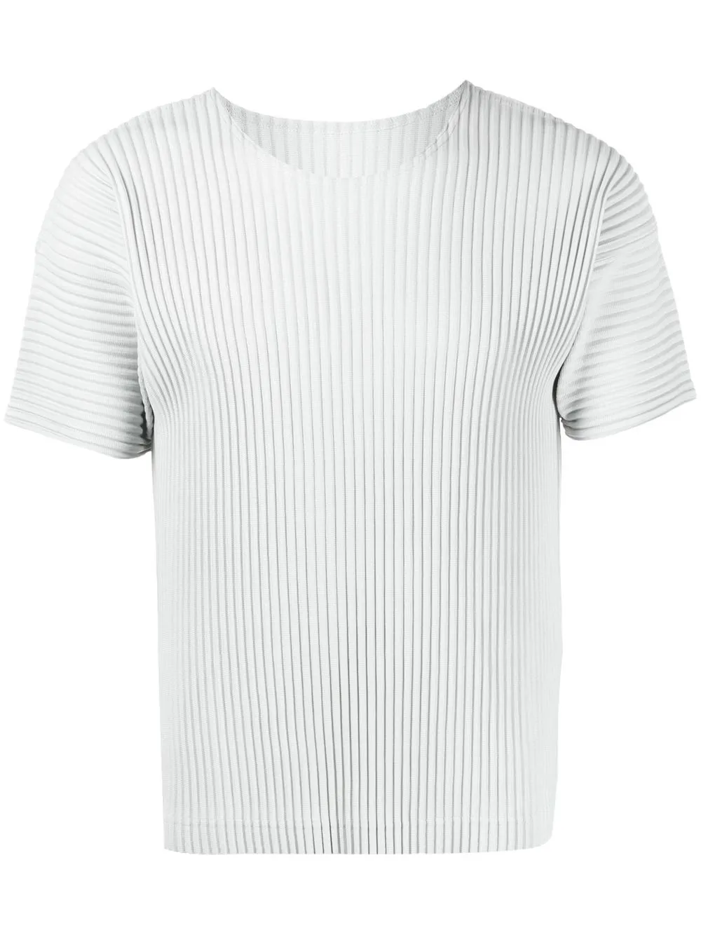 

Homme Plissé Issey Miyake playera tejida de canalé - Gris