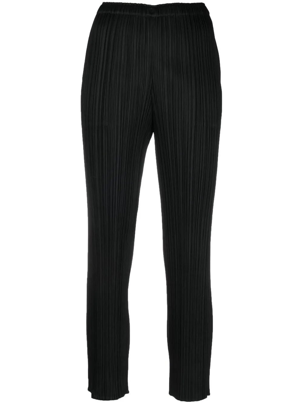 

Pleats Please Issey Miyake fully-pleated cropped trousers - Black