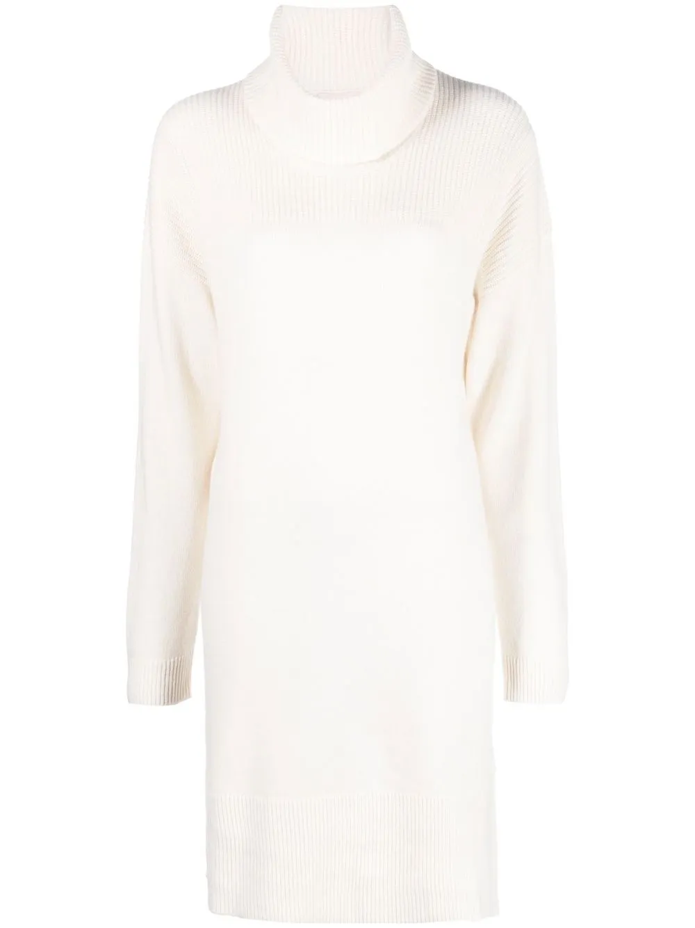 

LIU JO knitted roll-neck dress - Blanco