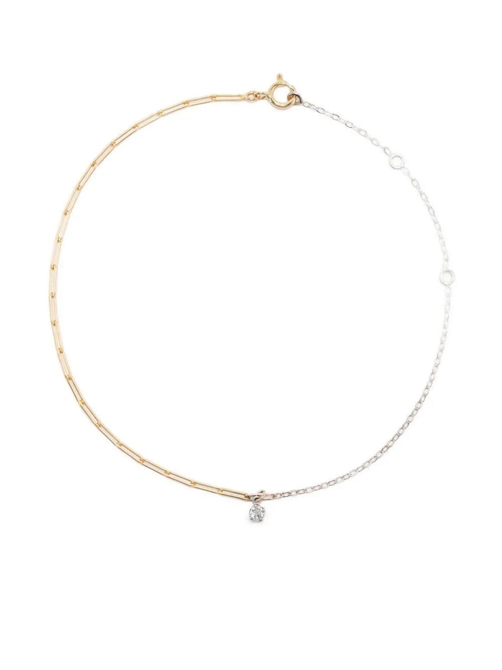 Yvonne Léon 18kt yellow gold Cheville Solitaire bracelet