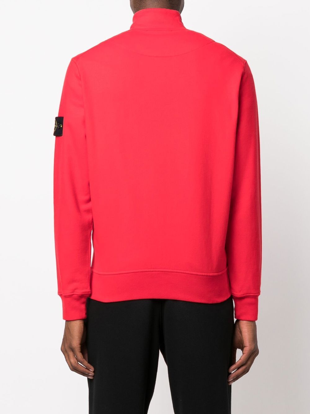 coral stone island jumper