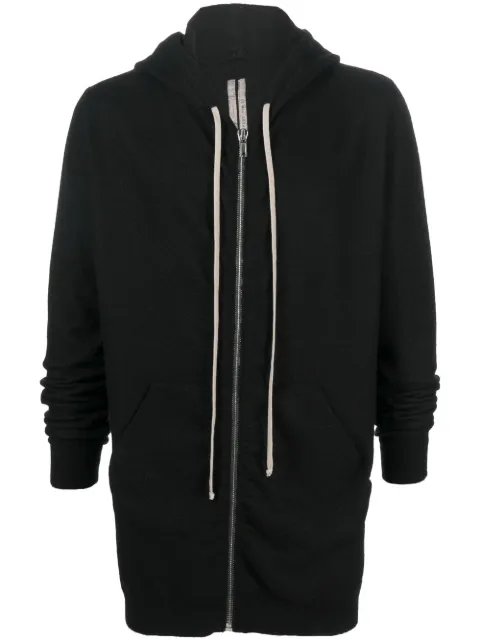 Rick Owens cashmere zip-fastening hoodie