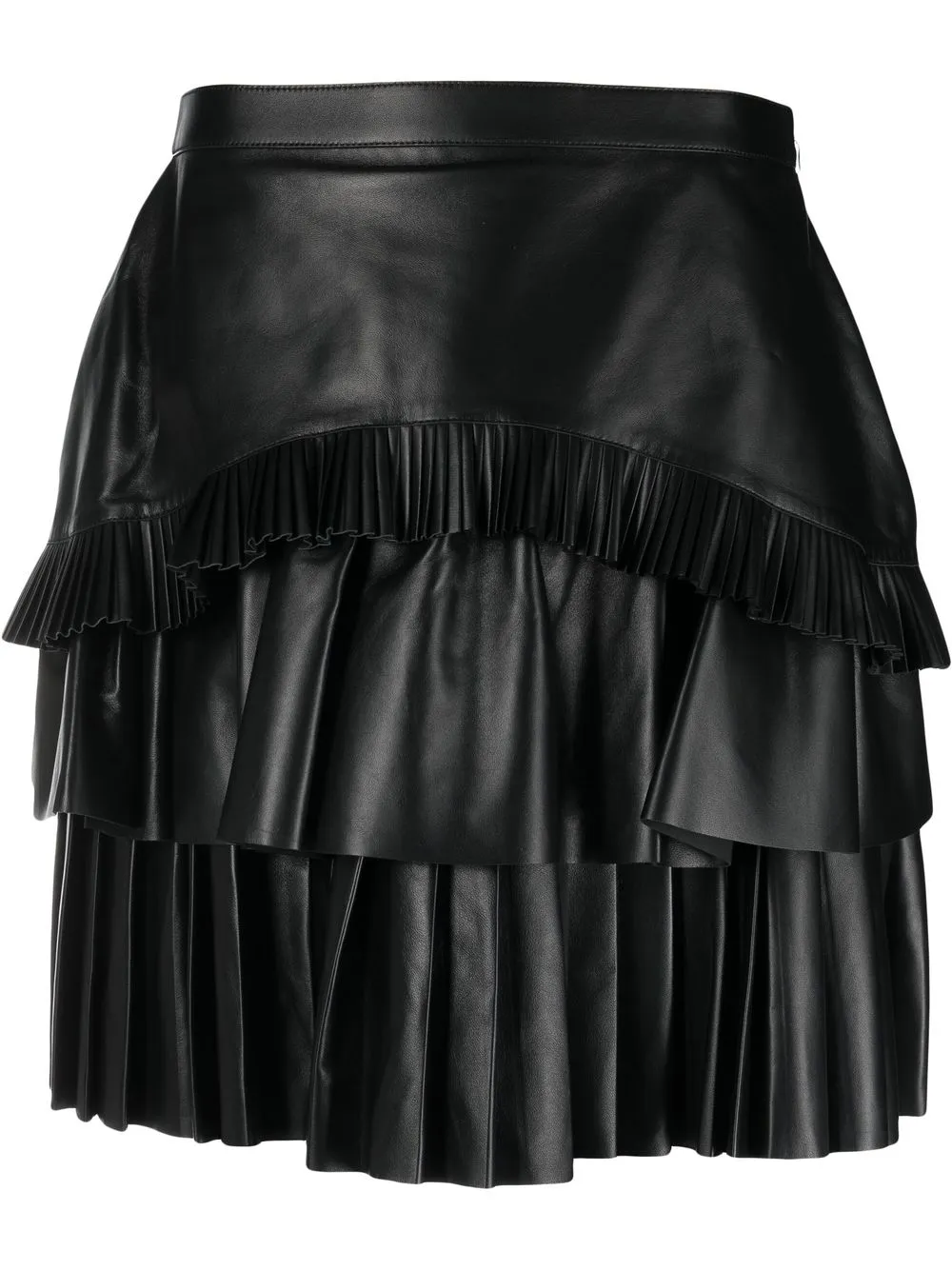 

Ports 1961 pleated tiered mini skirt - Black