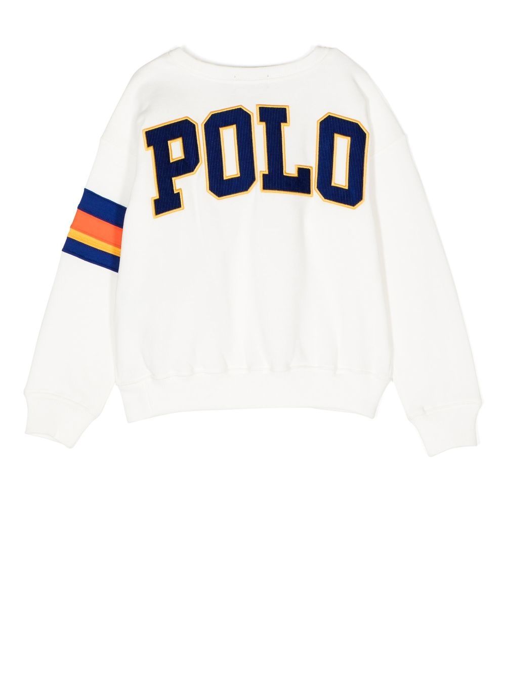 Ralph Lauren Kids Sweater met logopatch - Wit