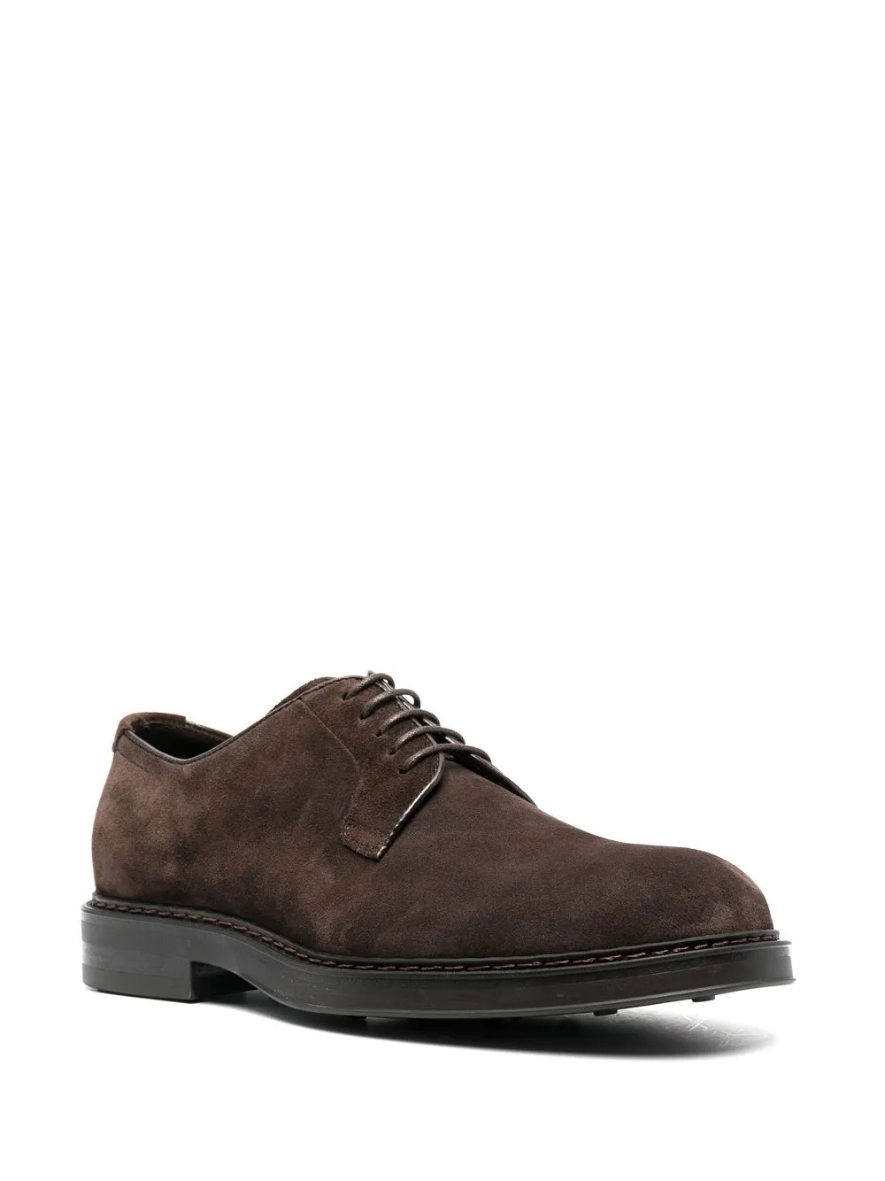 Henderson Baracco Suede laceup Derby Shoes Farfetch