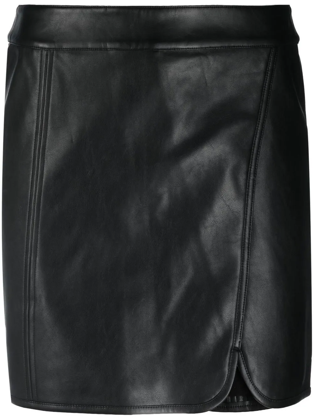 

Designers Remix curved-hem mini skirt - Black