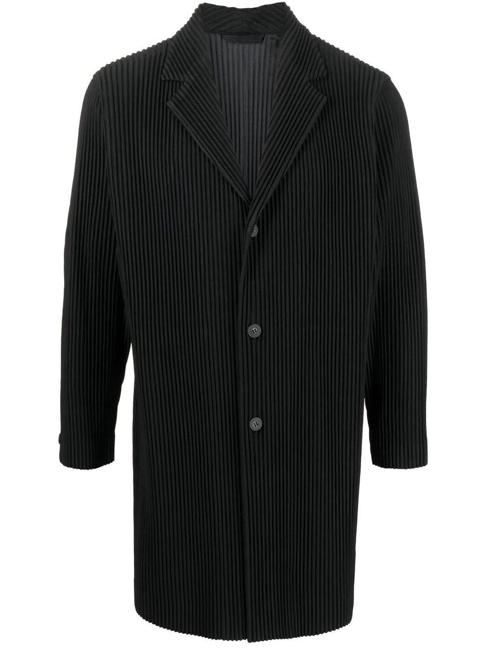 

Homme Plissé Issey Miyake blazer plisado con botones - Negro