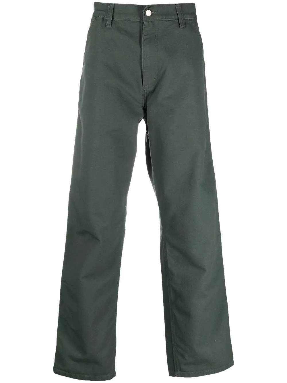 

Carhartt WIP pantalones rectos con parche del logo - Verde