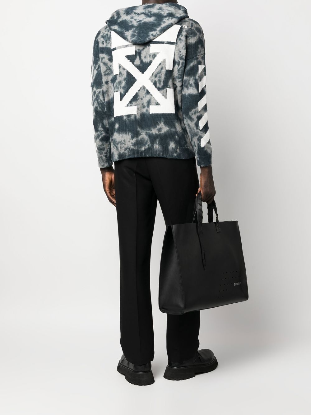 Off-White Hoodie met Arrows-print - Grijs