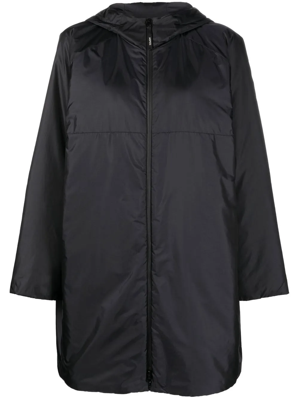 

ASPESI zip front parka - Negro