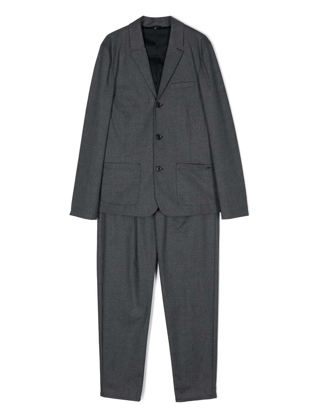 Emporio Armani Kids single-breasted suit - Grey