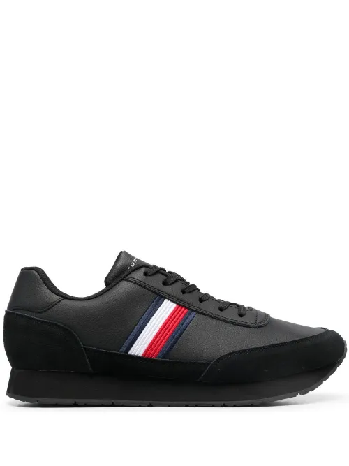 Baskets en cuir - Tommy Hilfiger - Modalova