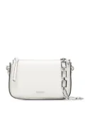 Calvin Klein logo-lettering cross body bag - White