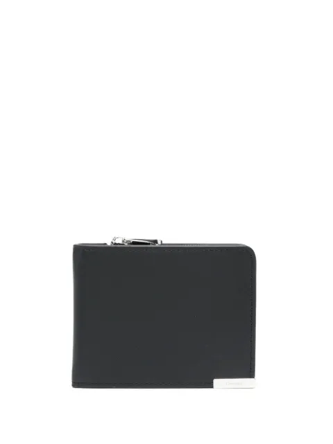 Calvin Klein logo plaque bi-fold leather wallet