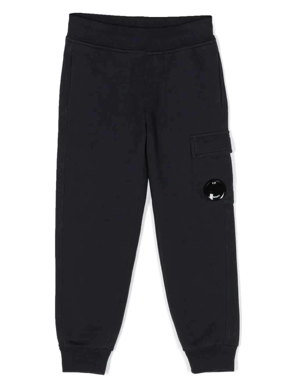 

C.P. Company Kids Lens-embellished track pants - Blue