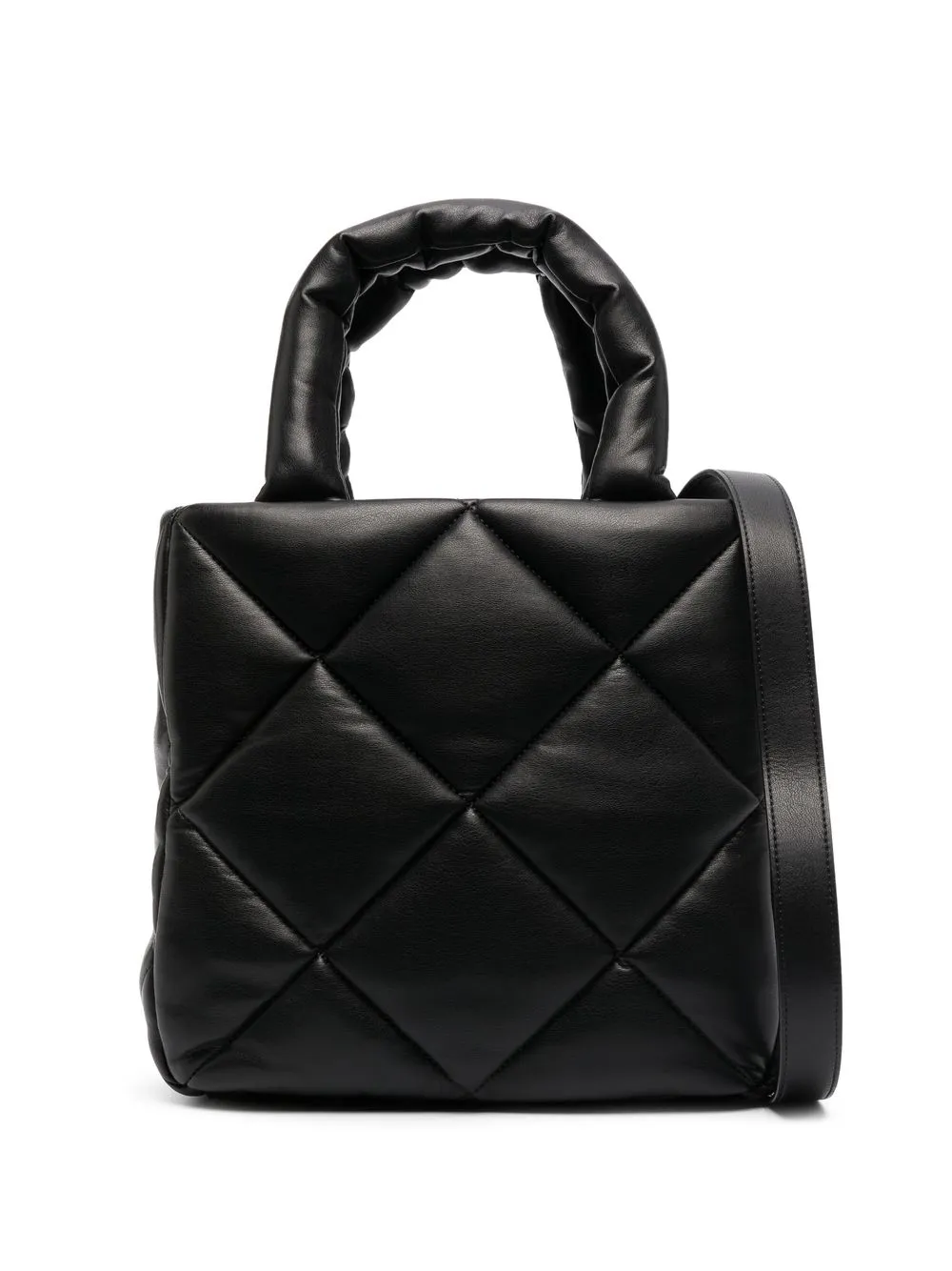 

STAND STUDIO diamond quilted tote bag - Black