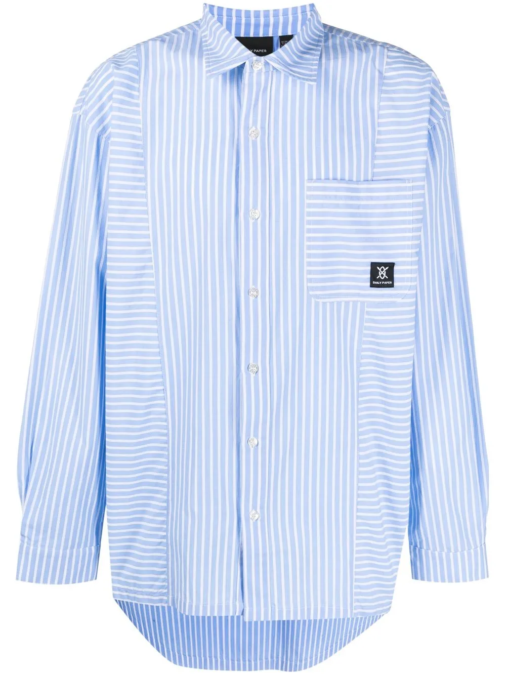 

Daily Paper camisa con logo estampado - Azul