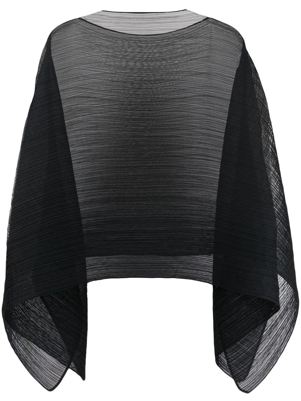 

Pleats Please Issey Miyake mascada con efecto plisado - Negro