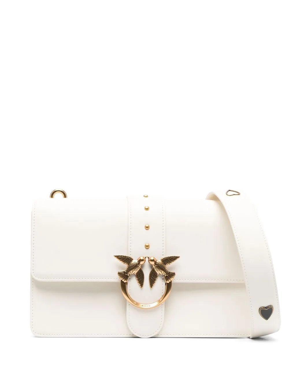 

PINKO love classic icon shoulder bag - White