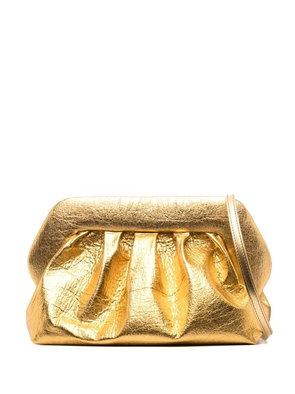 

Themoirè metallic Bios clutch bag - Gold