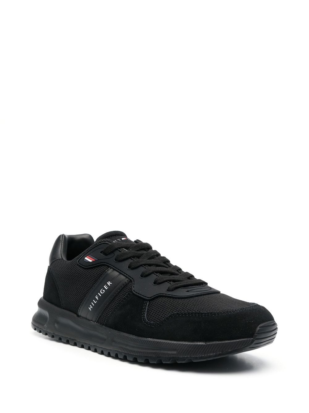 Shop Tommy Hilfiger Modern Runner Low-top Sneakers In Black