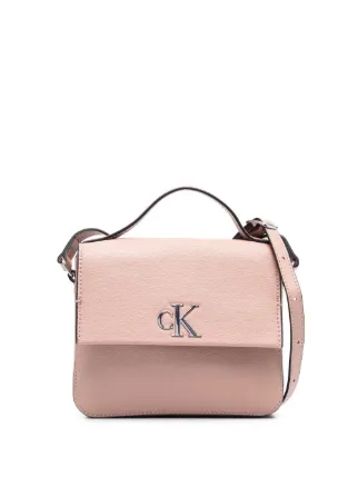 Calvin Klein Jeans logo plaque Crossbody Bag Pink FARFETCH AM