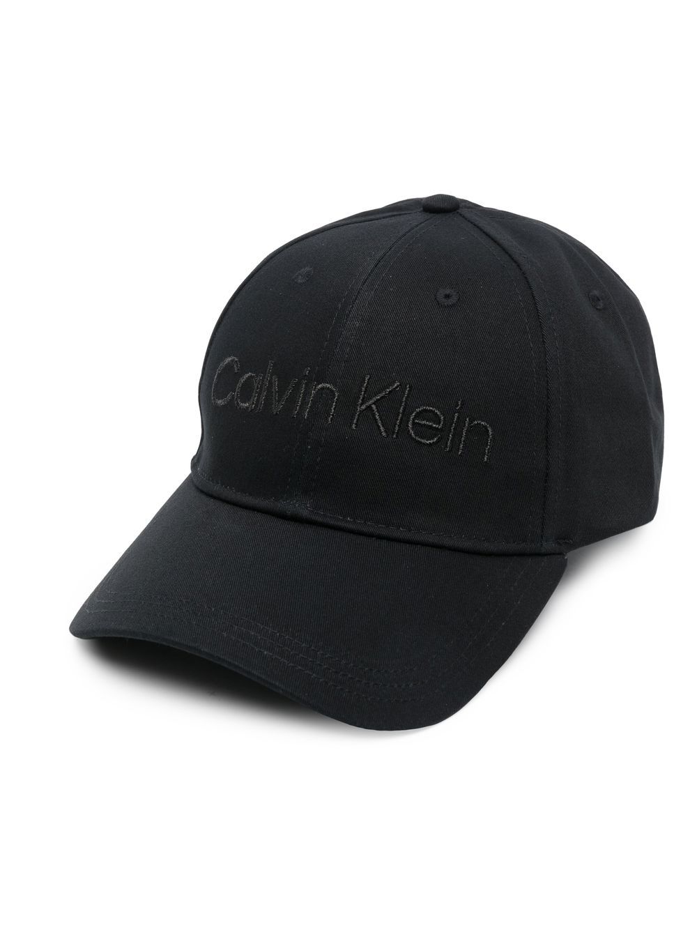 Calvin Klein Embroidered-logo Detail Baseball Cap In Black | ModeSens