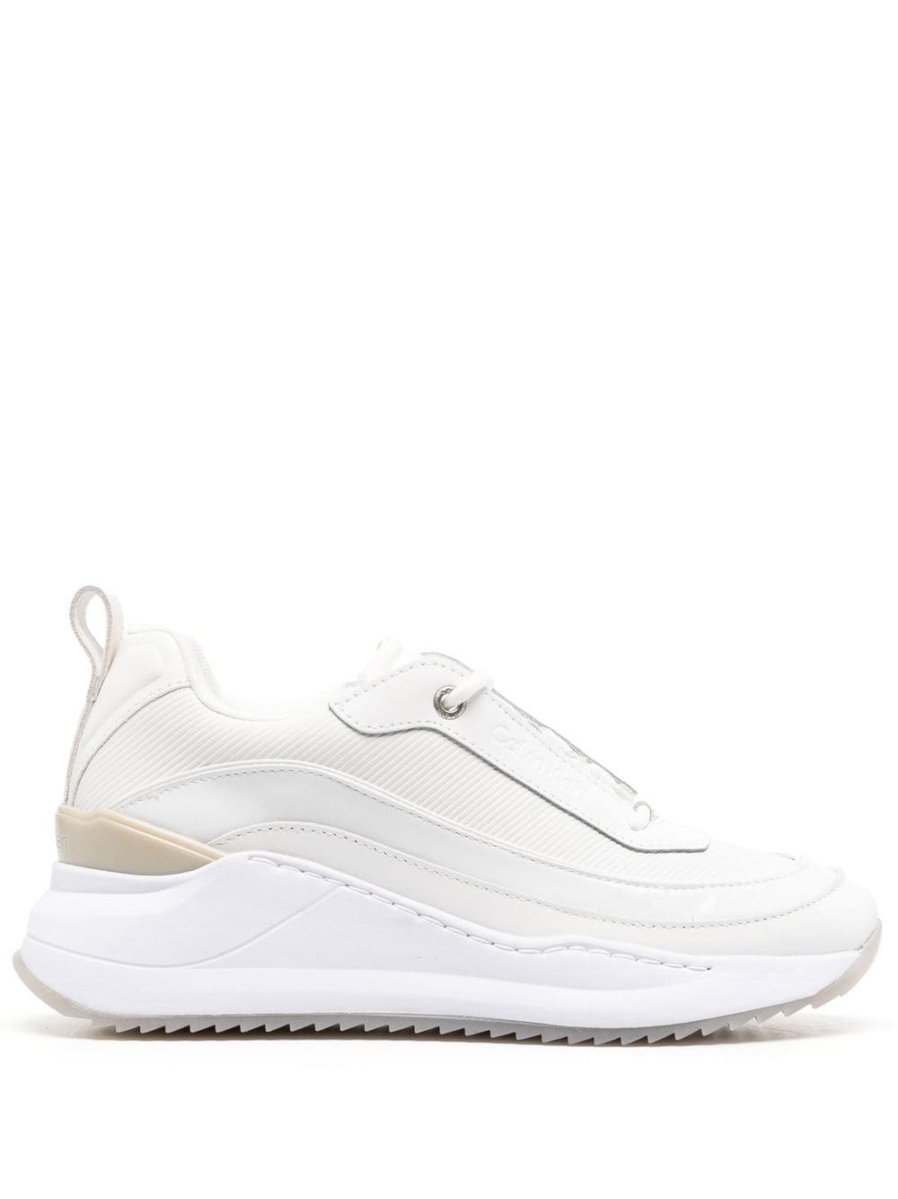 Calvin Klein Low-top Chunky Trainers In Weiss