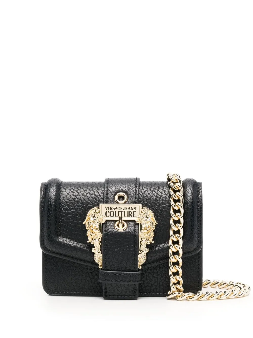 

Versace Jeans Couture bolsa con logo grabado - Negro