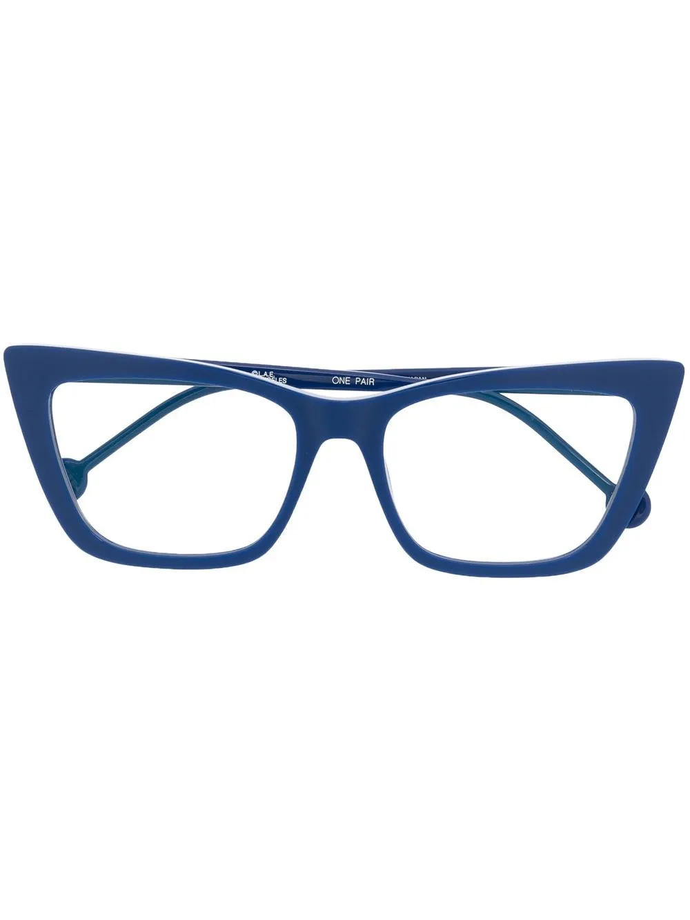 

L.A. EYEWORKS cat-eye optical glasses - Blue