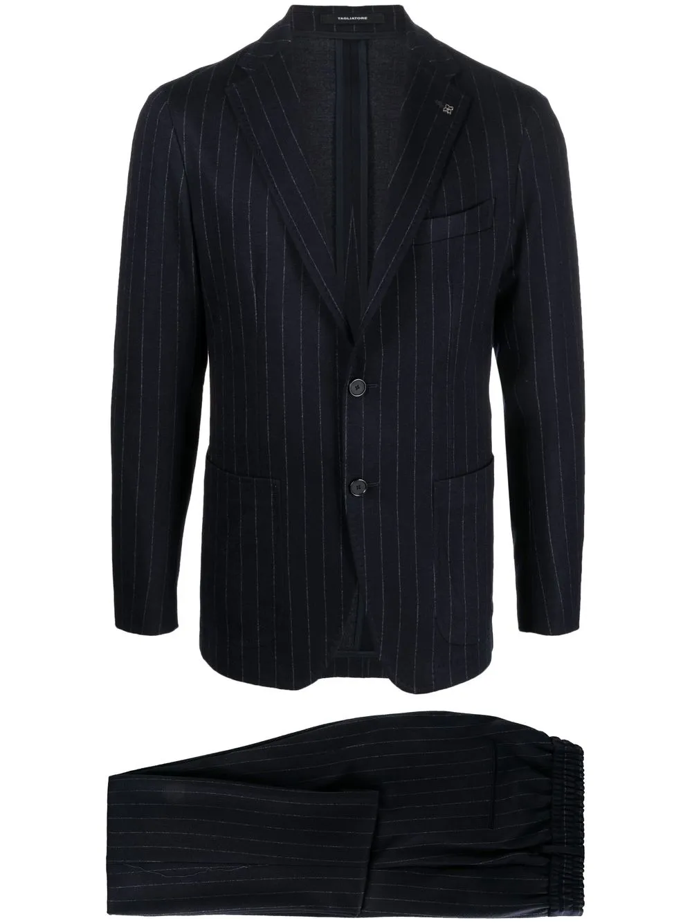 

Tagliatore pinstripe single-breasted suit - Blue