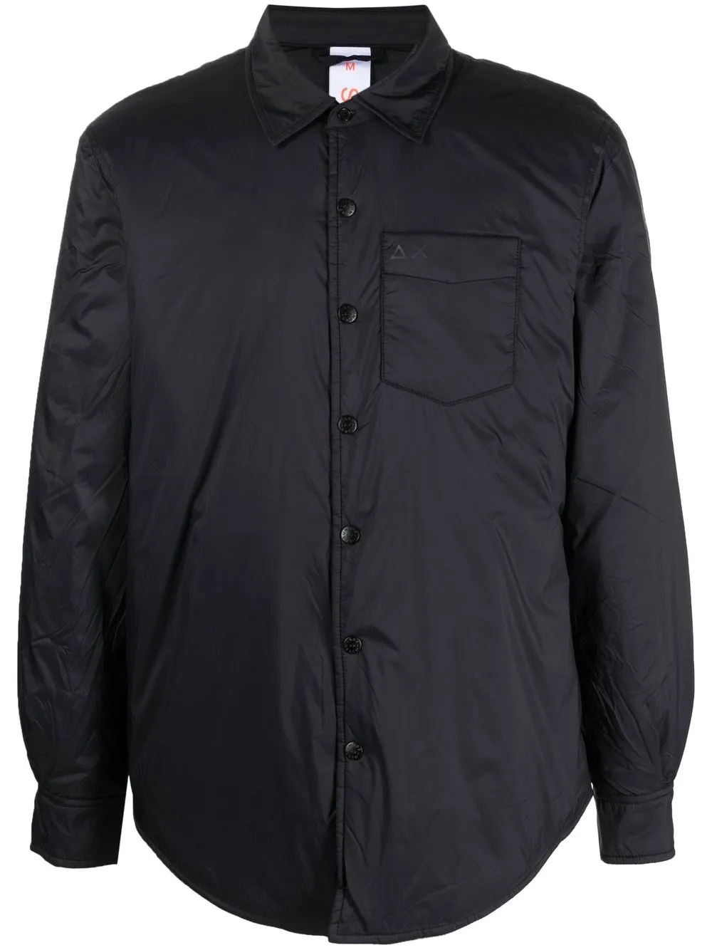 

Sun 68 padded long-sleeve shirt - Black