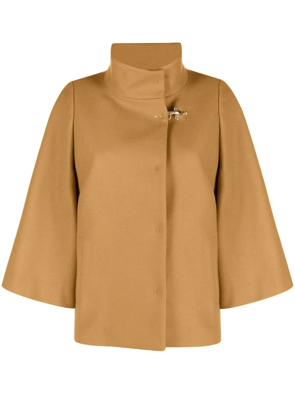 

Fay funnel-neck clasp-fastening jacket - Neutrals