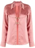 Cult Gaia Yoona satin link shirt - Pink