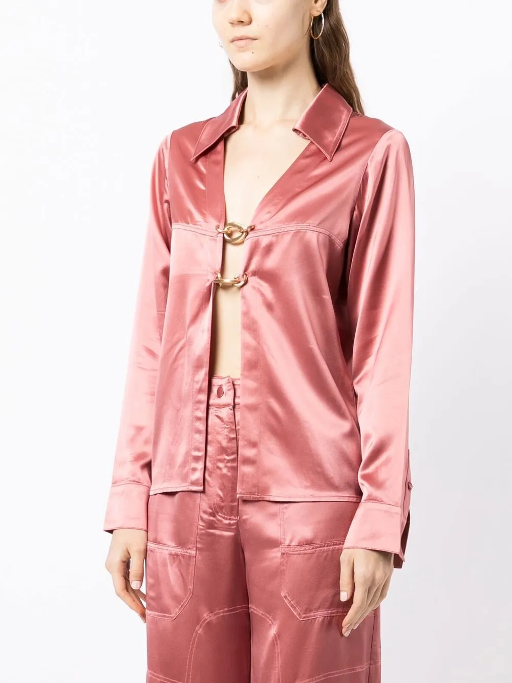 Cult Gaia Yoona Hemd In Pink
