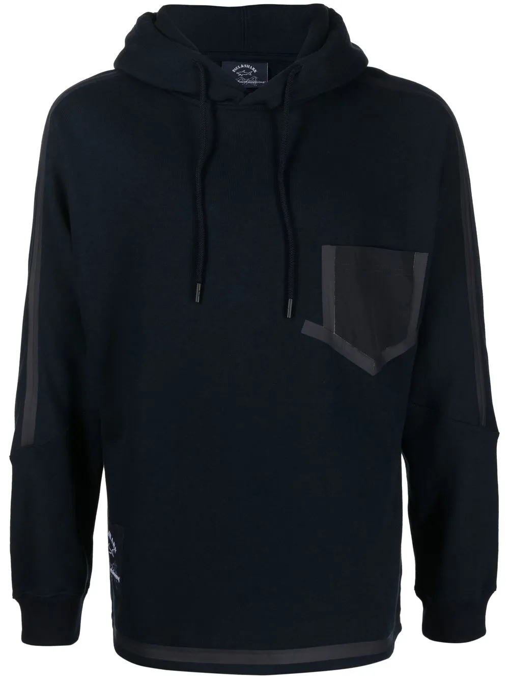 Paul & Shark x White Mountaineering graphic-print hoodie - Blue