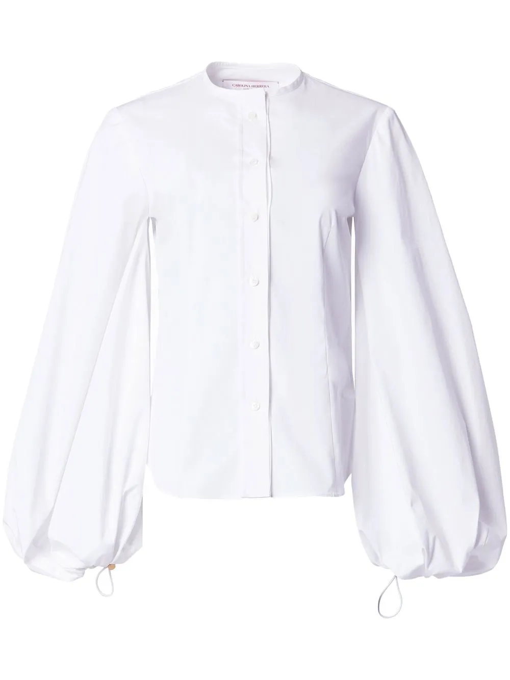 

Carolina Herrera balloon-sleeve buttoned shirt - White