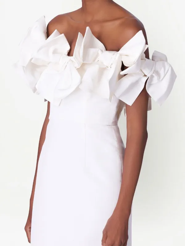 Bow hotsell midi dress