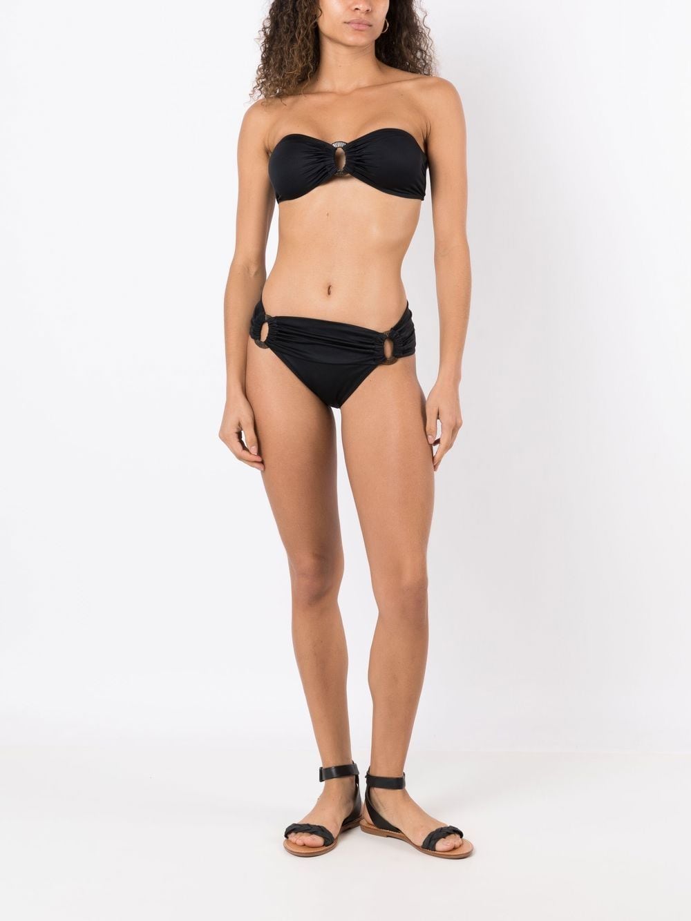 Image 2 of Brigitte ring-hardware bandeau bikini