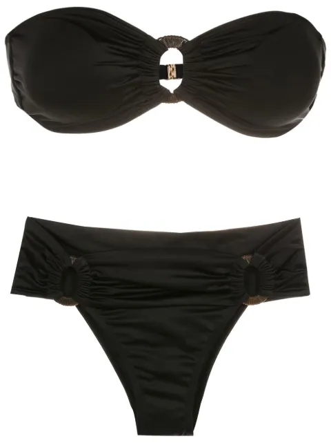 Brigitte - ring-hardware bandeau bikini