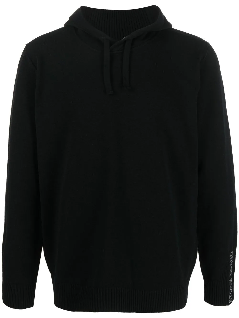 

Stone Island hoodie de tejido fino - Negro