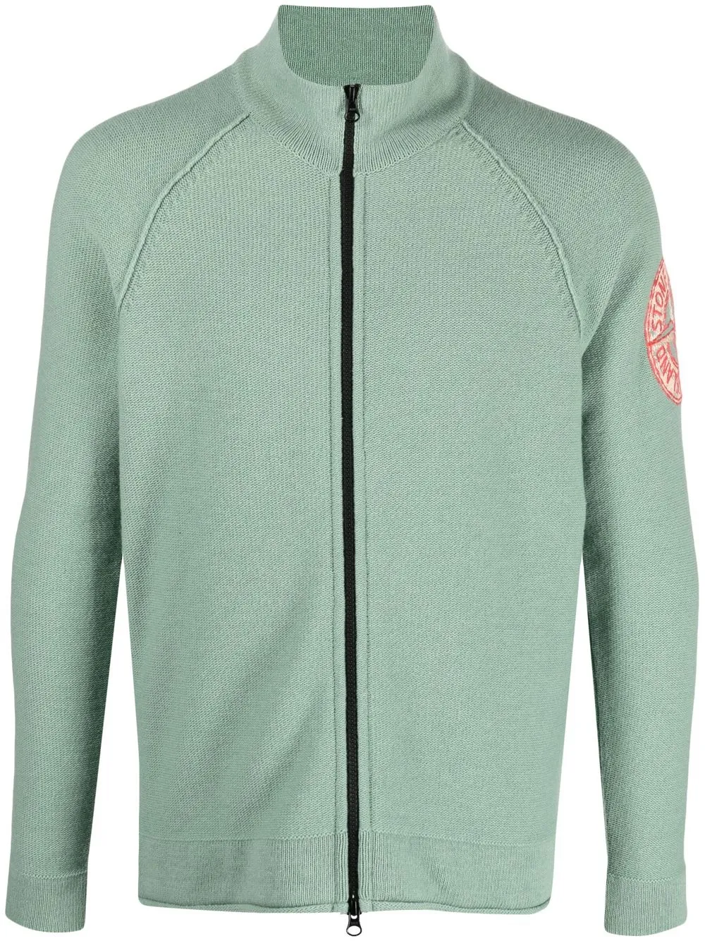 

Stone Island cárdigan con motivo de brújula - Verde